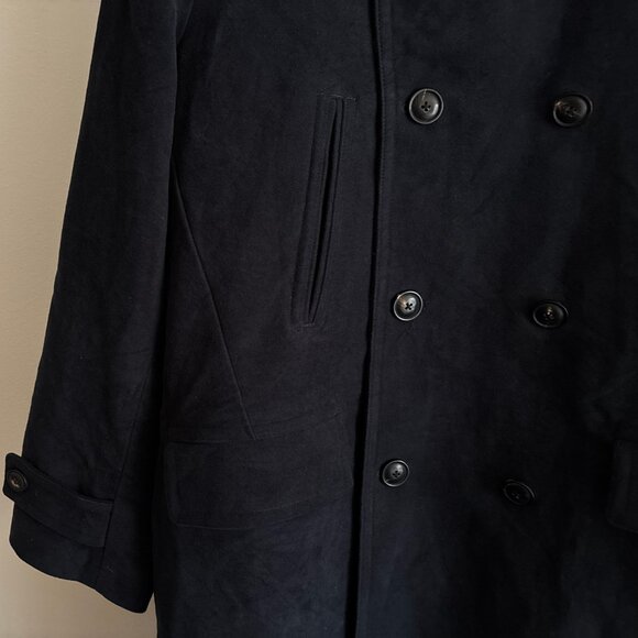 BNWT USD$998 Todd Snyder Double Breasted Moleskin Overcoat- Midnight Navy — XXL - Picture 9 of 16